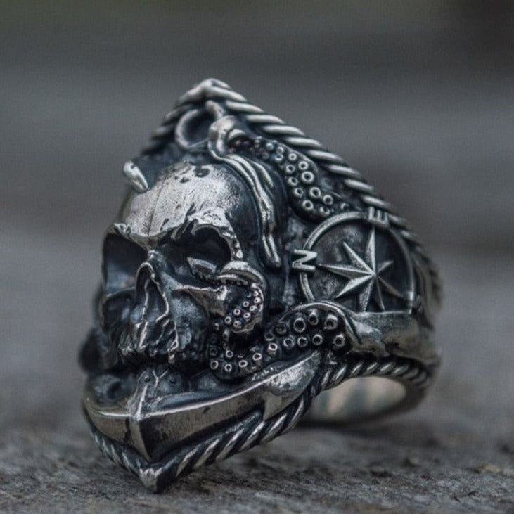 Discover our Pirate Jewelry collection: antique gold and silver rings, skull pendants, and compass necklaces for adventurous souls.