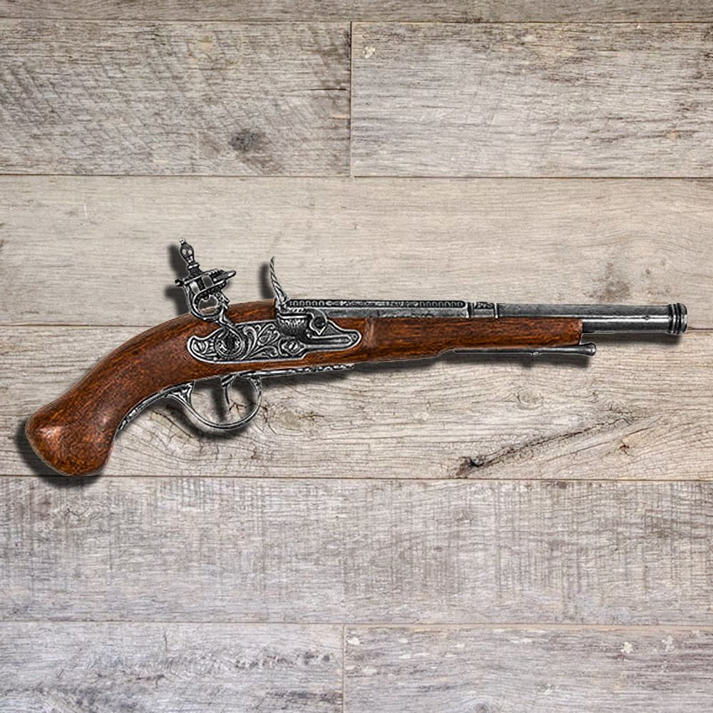 Pirate Pistol | English Flintlock Pistol | Non-Firing Replica-Pirate Clothing Store