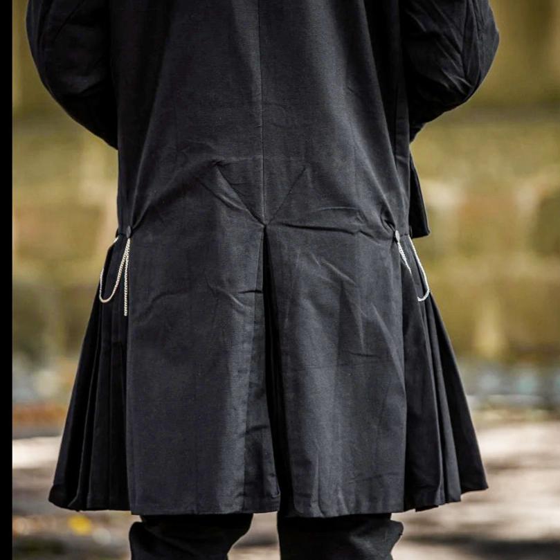 Sea Dog Pirate Frock Coat | Black Cotton-Pirate Clothing Store