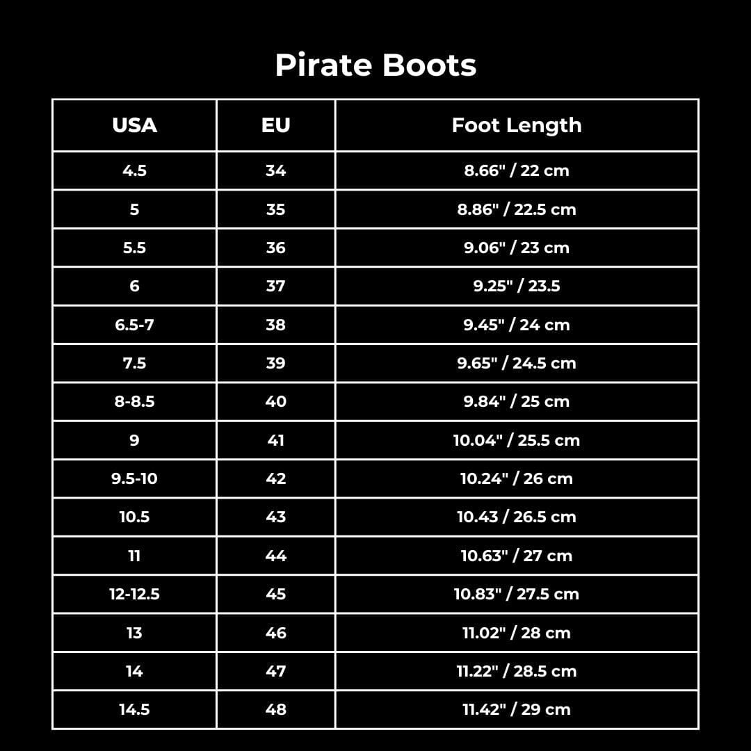 Pirate's Short Deck Boots