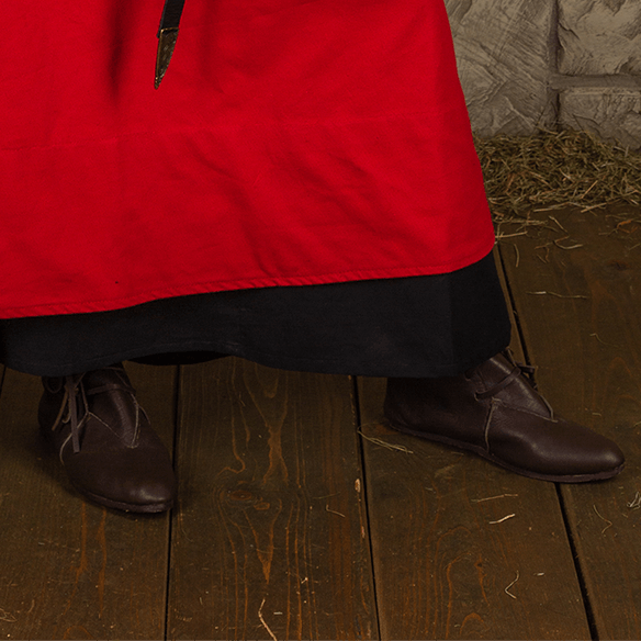 Brown Leather Viking Ankle Boots | Four-String Adjustment-2-Viking Warrior