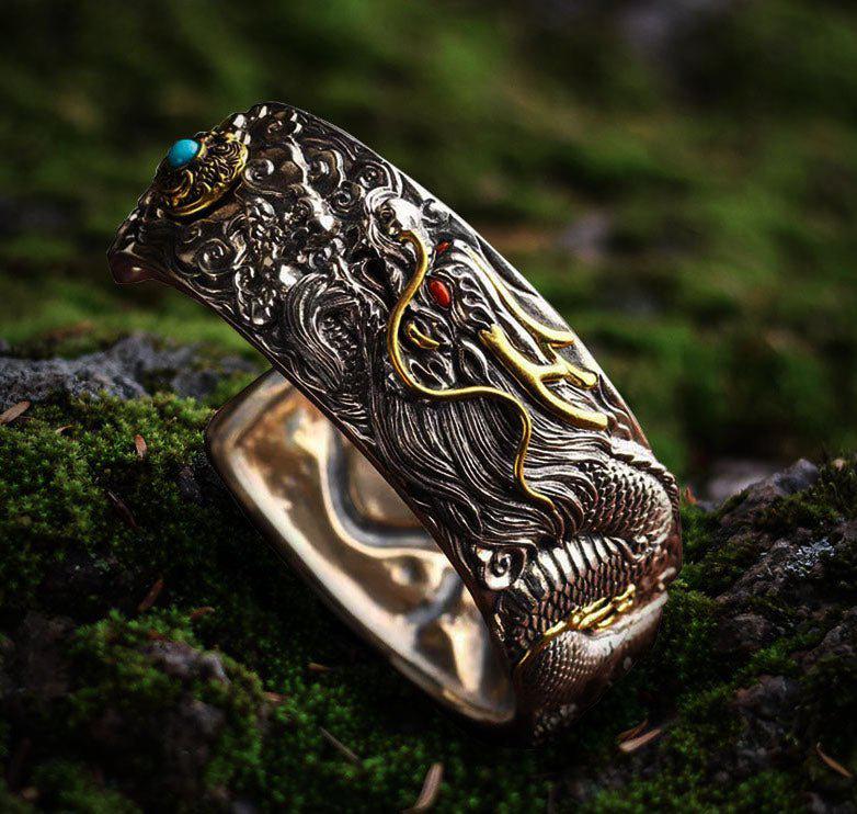 Dragon Metal Bracelet-Pirate Clothing Store