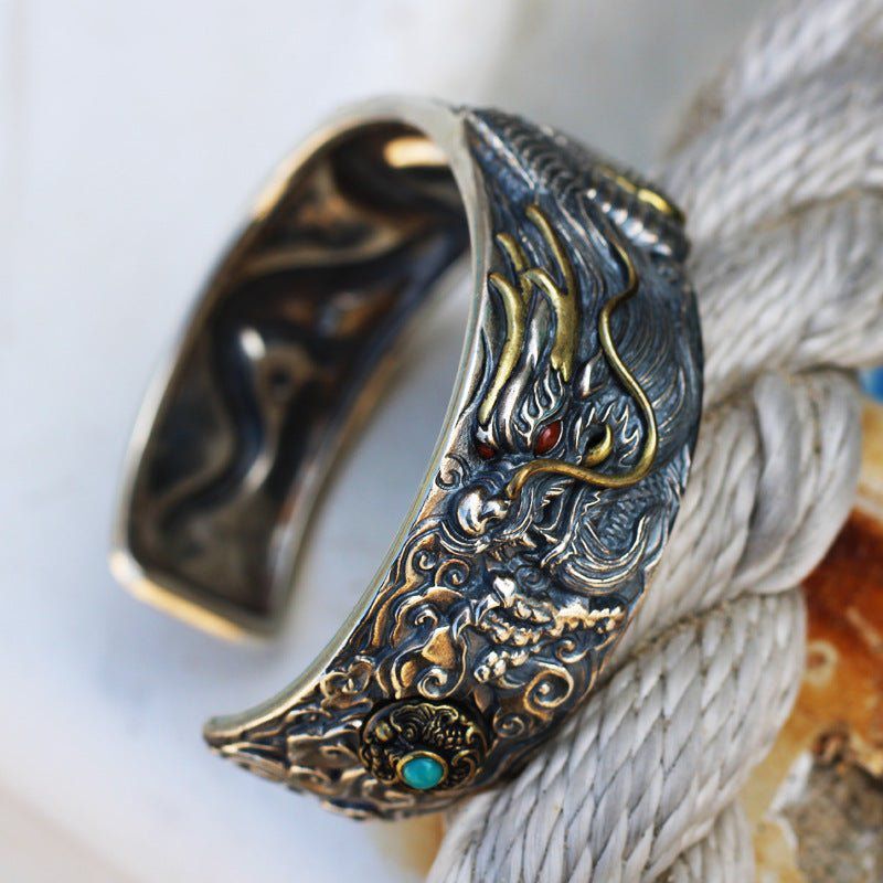 Dragon Metal Bracelet-Pirate Clothing Store