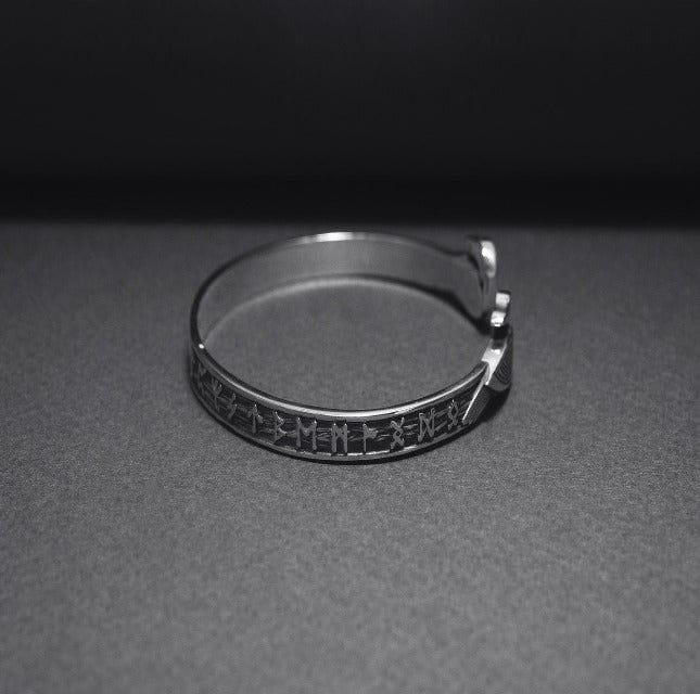 Old Norse Odin's Ravens Bracelet | Sterling Silver Pirate Jewelry-Pirate Clothing Store