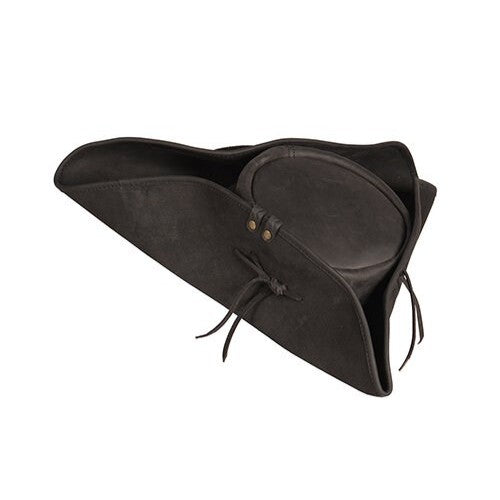 Simple Leather Pirate Tricorn Hat | Genuine Leather