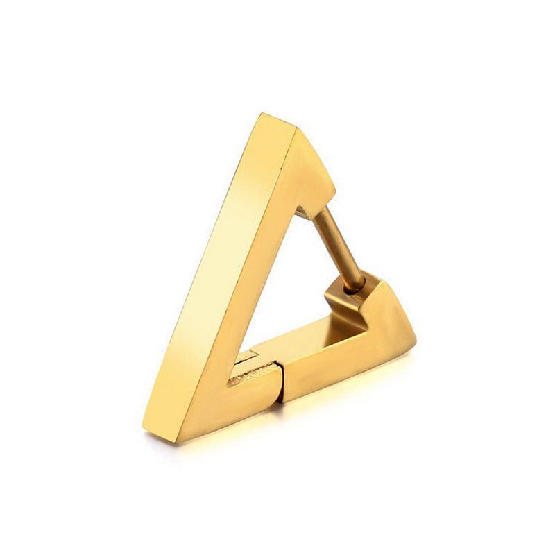 Triangle Stud Pierced Earring-4