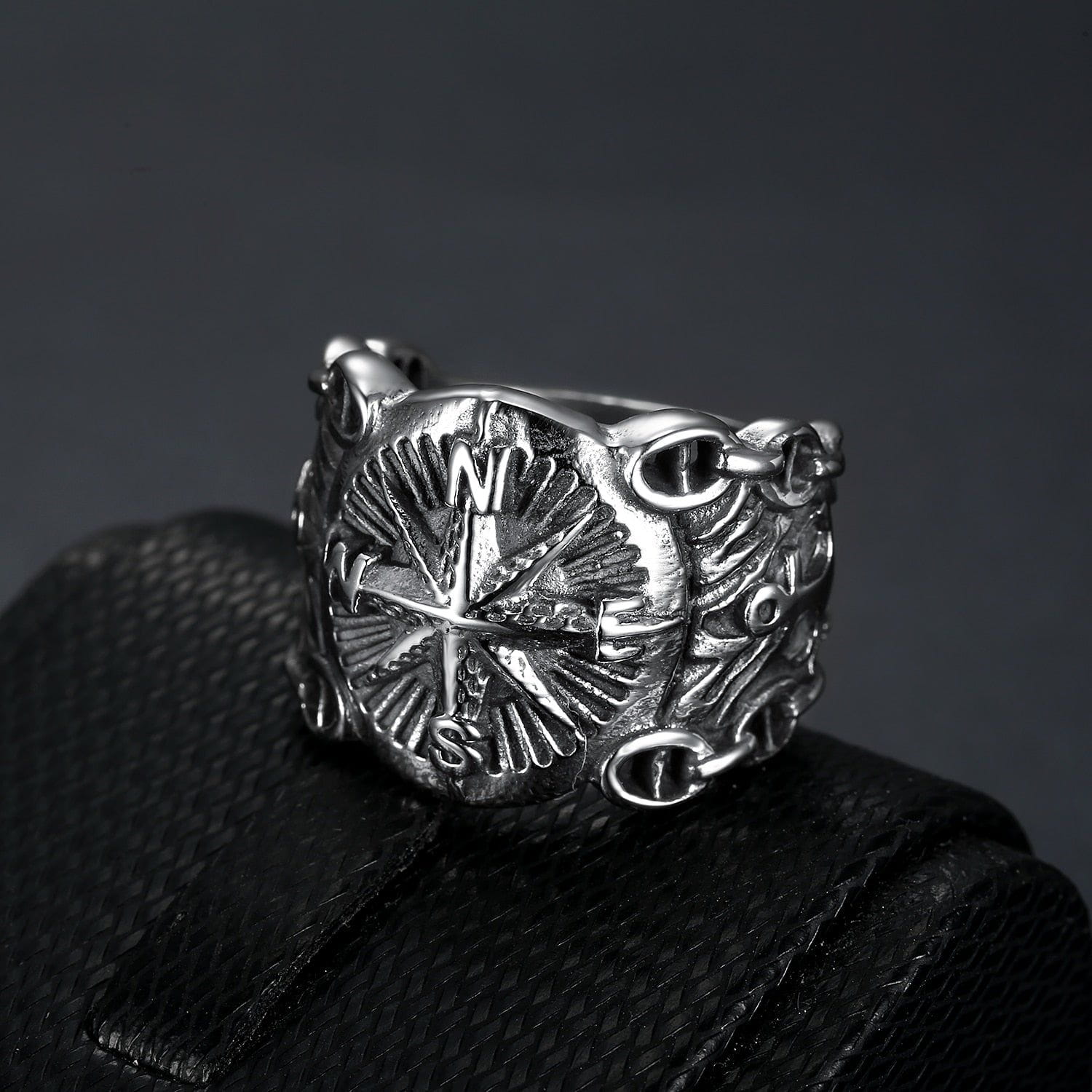 Compass Pirate Ring-Pirate Clothing Store