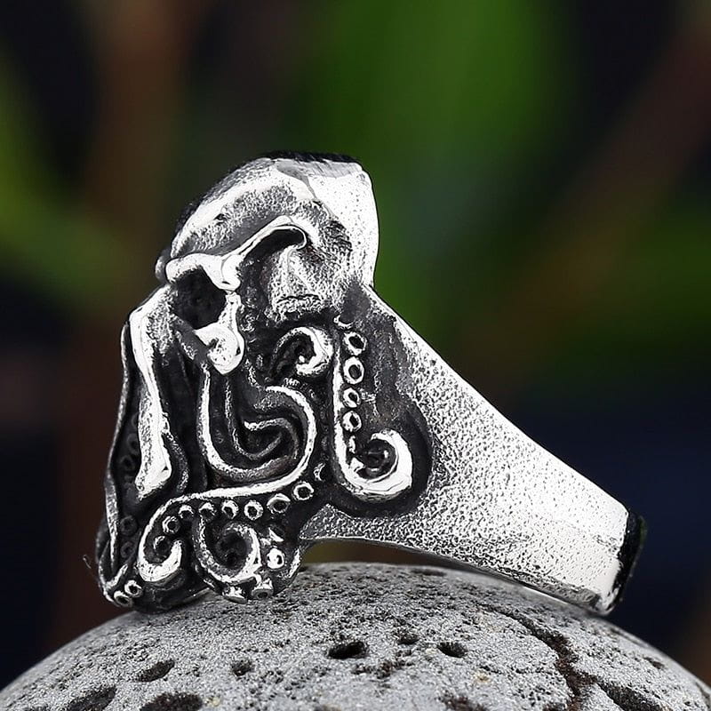 Octopus Skull Pirate Ring-Pirate Clothing Store