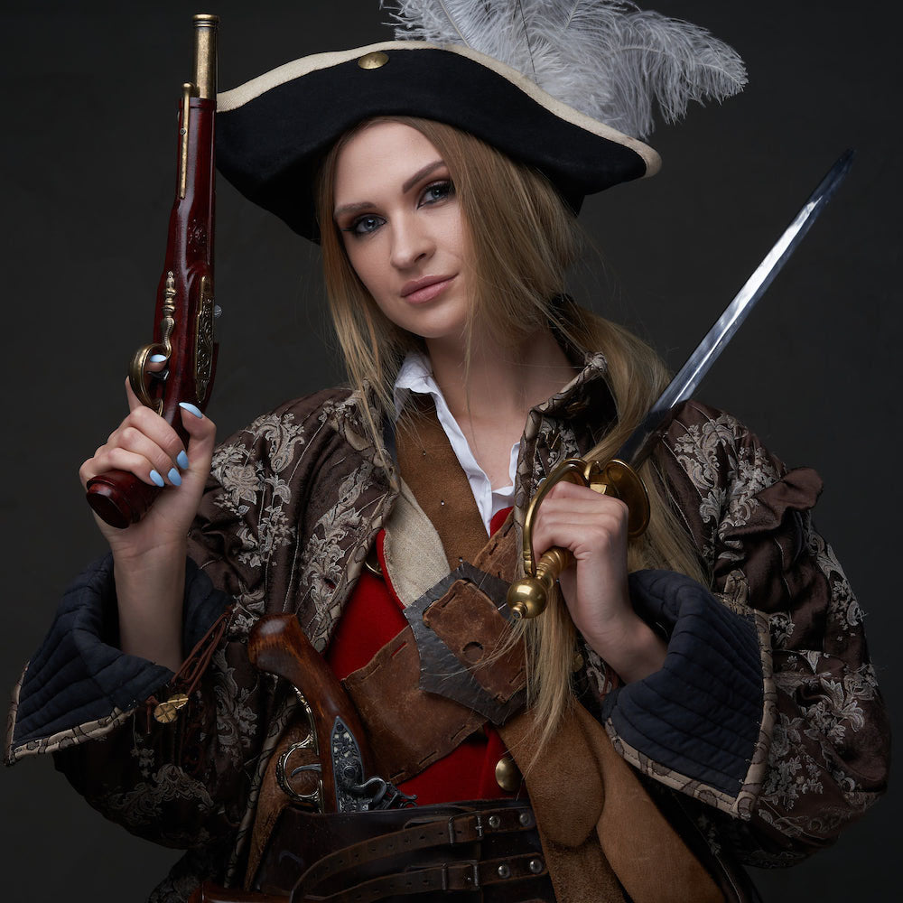 Women dressed as pirate