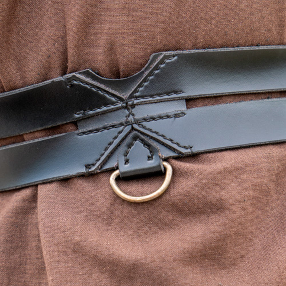 Twin-Buckle Pirate Belt | Faux Leather