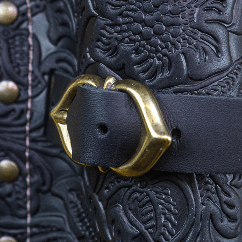Pirate Pistol Holster with Brass Buckle