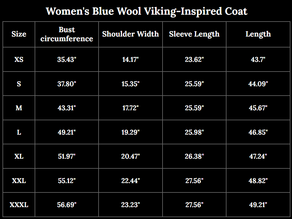 Full-length view of a woman in a blue Pirate ladies coat