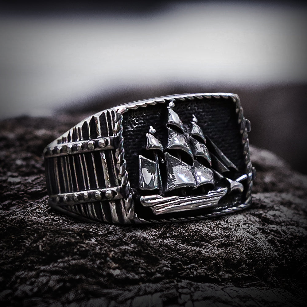 Square Rigger Pirate Ring