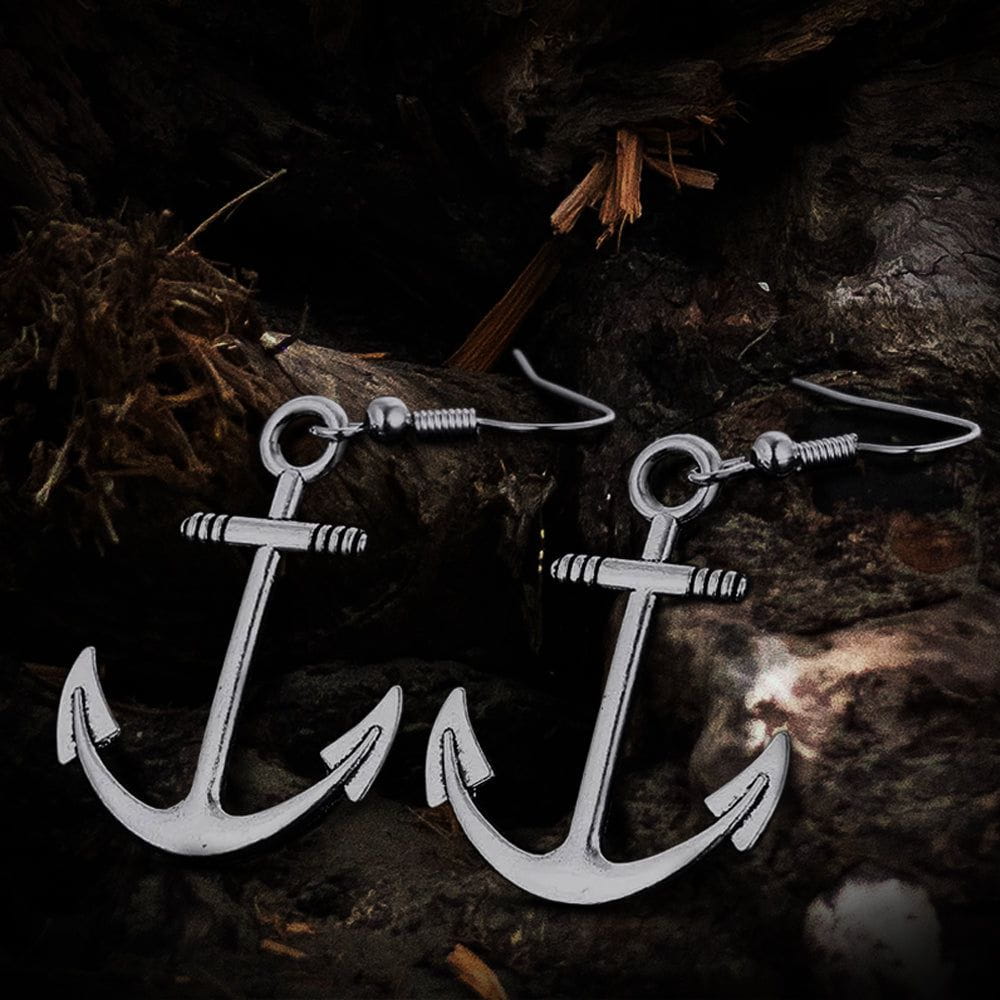 Anchor Motif Pirate Earrings