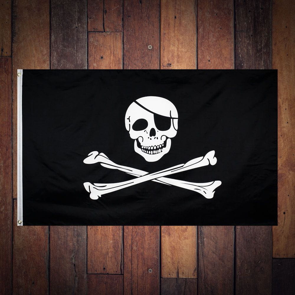 Classic Jolly Roger Pirate Flag