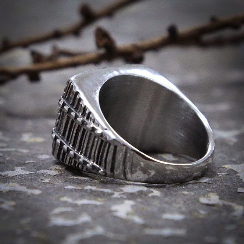Square Rigger Pirate Ring | Stainless Steel – Pirate Clothing Store