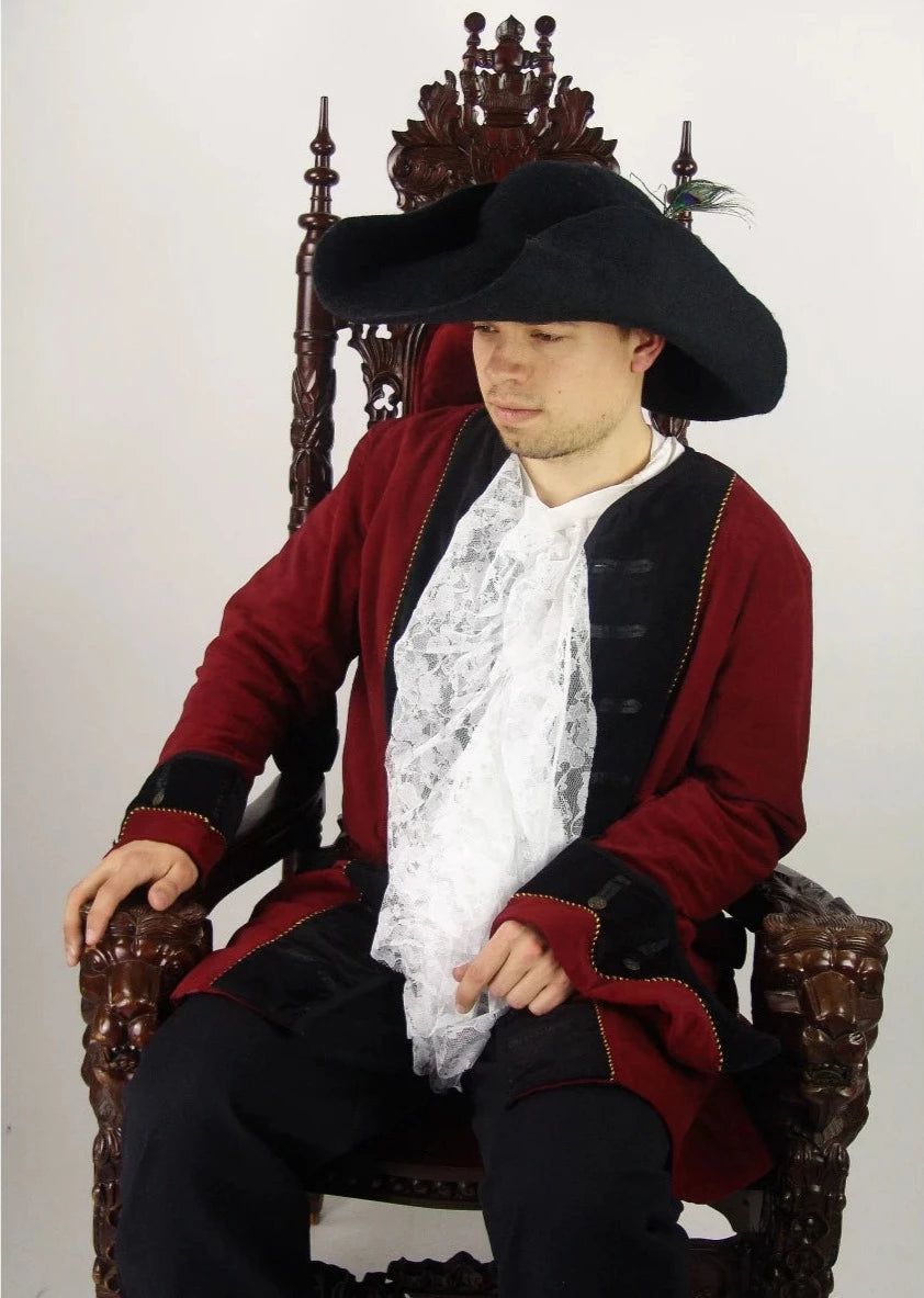 Cocked Pirate Hat in Black [RARE PIECE!]